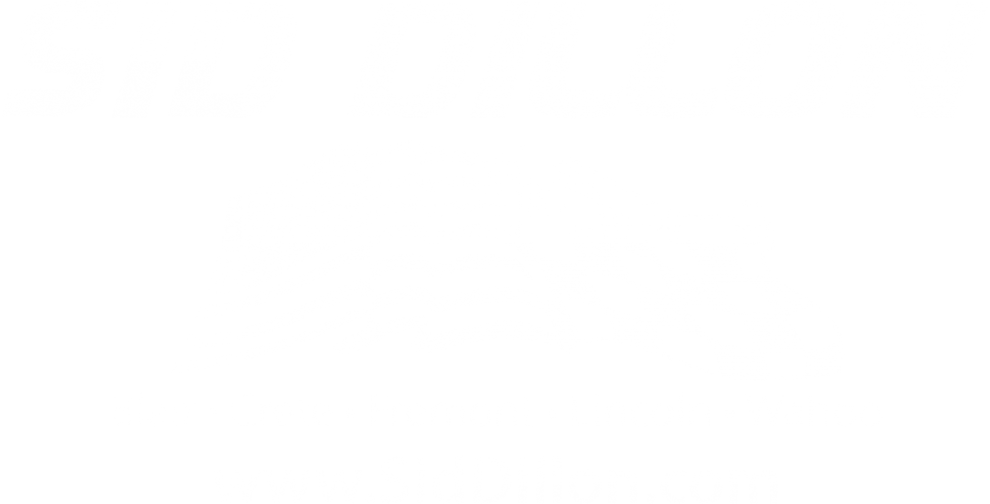 "You are what drives us Sid Dillon" written above an American flag with names of towns and "www.siddillon.com" written underneath it.