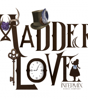 a steam-punk stylized version of the text MADDER LOVE