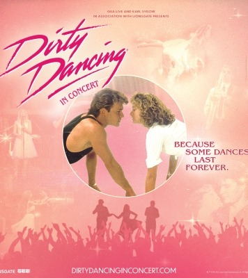 man and woman face to face in the middle of a pink background