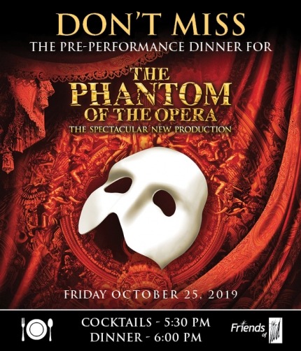 PRE-PERFORMANCE DINNER - THE PHANTOM OF THE OPERA