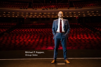 Michael Kappen lookin' fly on the Lied Center stage.