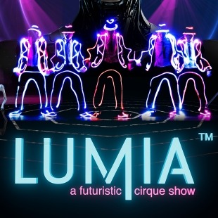 futuristic logo and graphic for Lumia