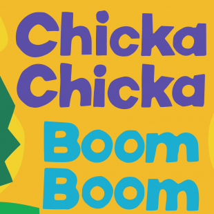 chicka chicka boom boom in bright colors