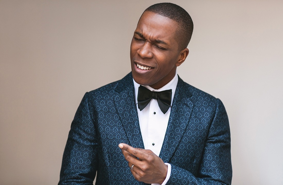 Leslie Odom Jr. at the Lied Center for Performing Arts, October 5, 2018.