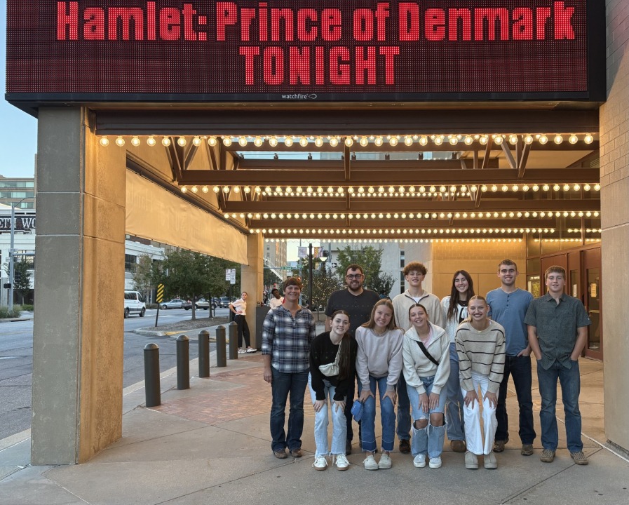 Riverside High School to Hamlet a group attends a performance at the lied center
