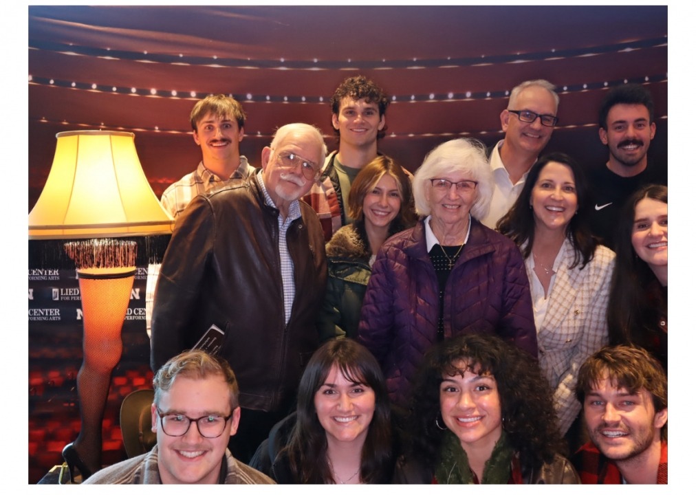 Sara Erwin and group to A Christmas Story