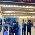 a group attends a performance at the lied center