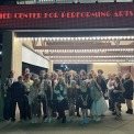 a group attends a performance at the lied center