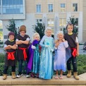 a group attends a performance at the lied center