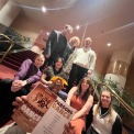 a group attends a performance at the lied center