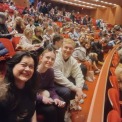 a group attends a performance at the lied center
