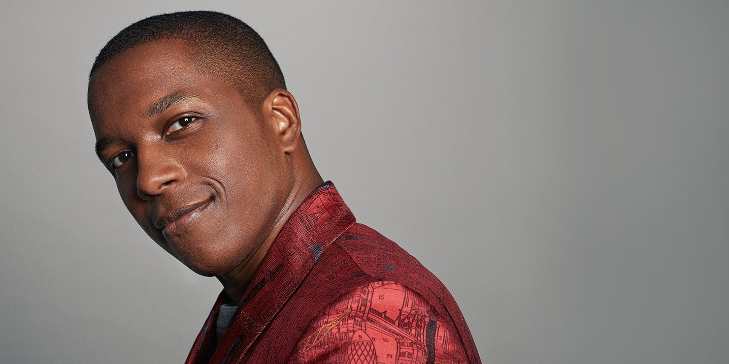 Leslie Odom Jr. at the Lied Center for Performing Arts, October 5, 2018.