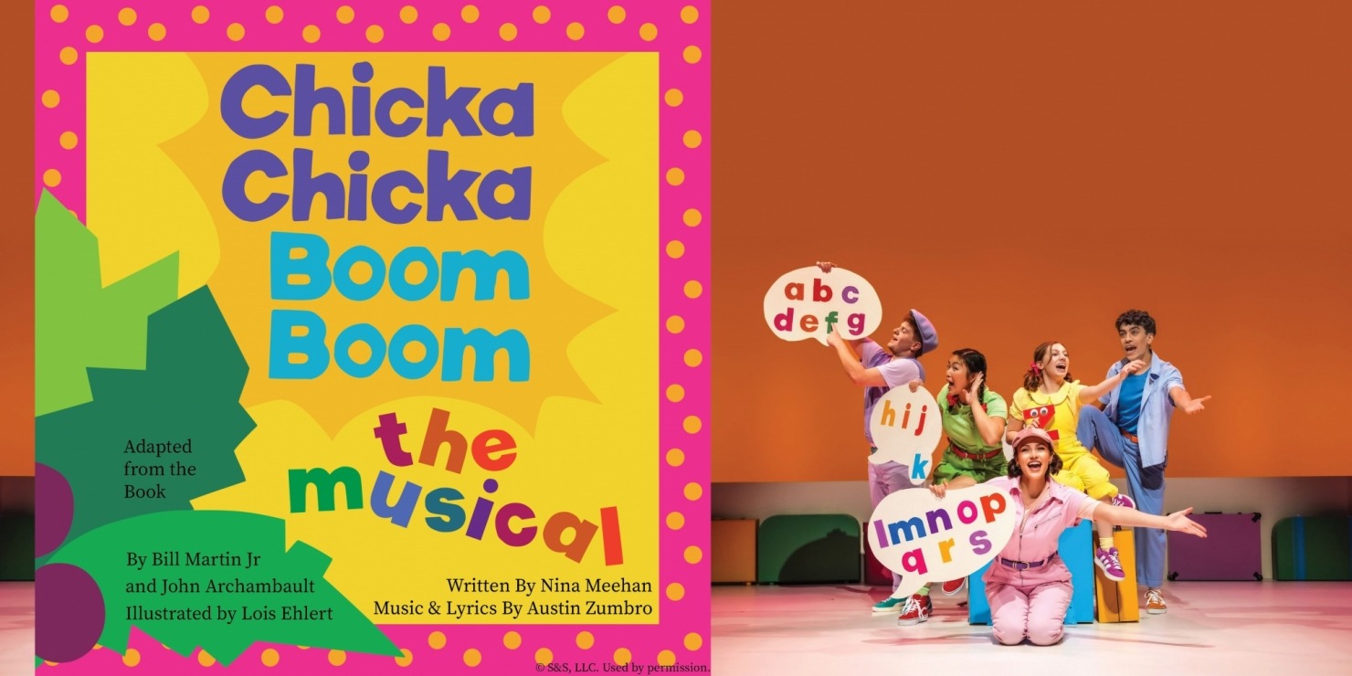 chicka boom artwork plus a photo from the performance