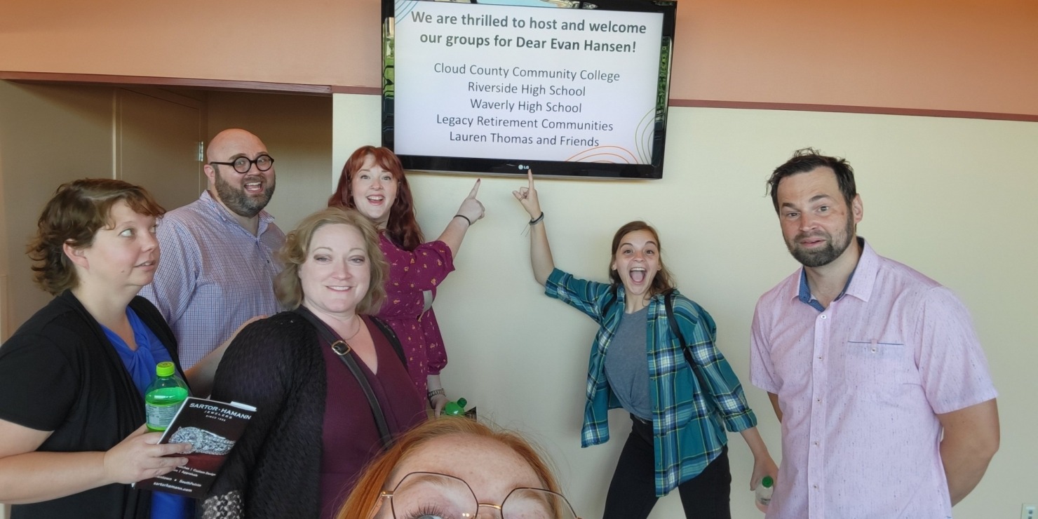 seven humans appear to enjoy each other's company