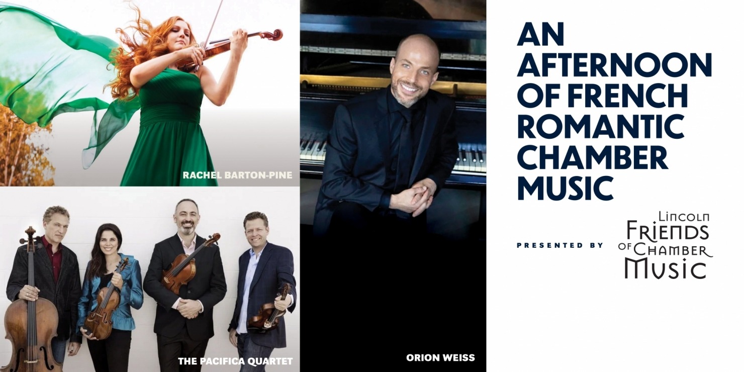 a string quartet, a solo violinist and a solo pianist