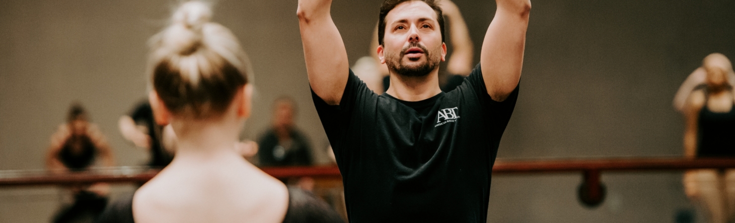 Image of the American Ballet Theater master class