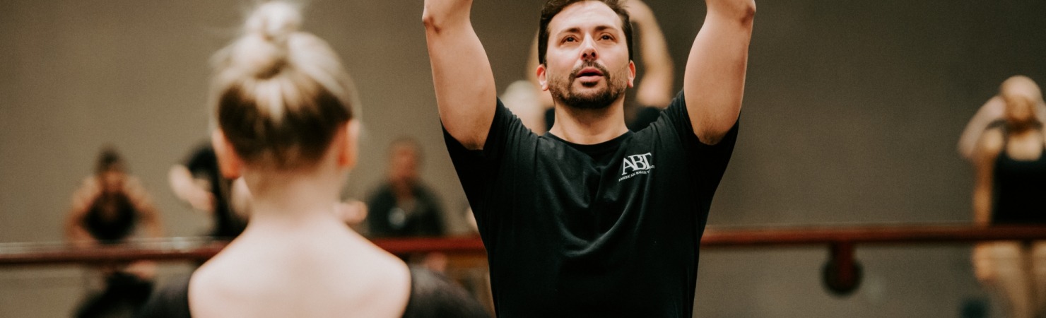 Image of the American Ballet Theater master class
