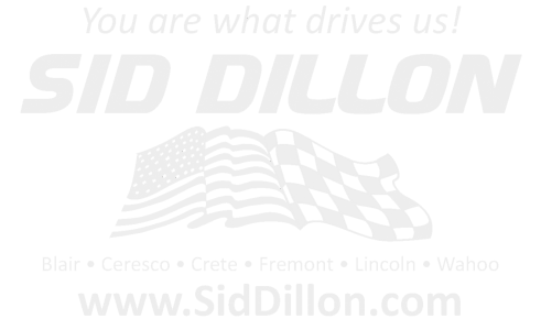 "You are what drives us Sid Dillon" written above an American flag with names of towns and "www.siddillon.com" written underneath it.